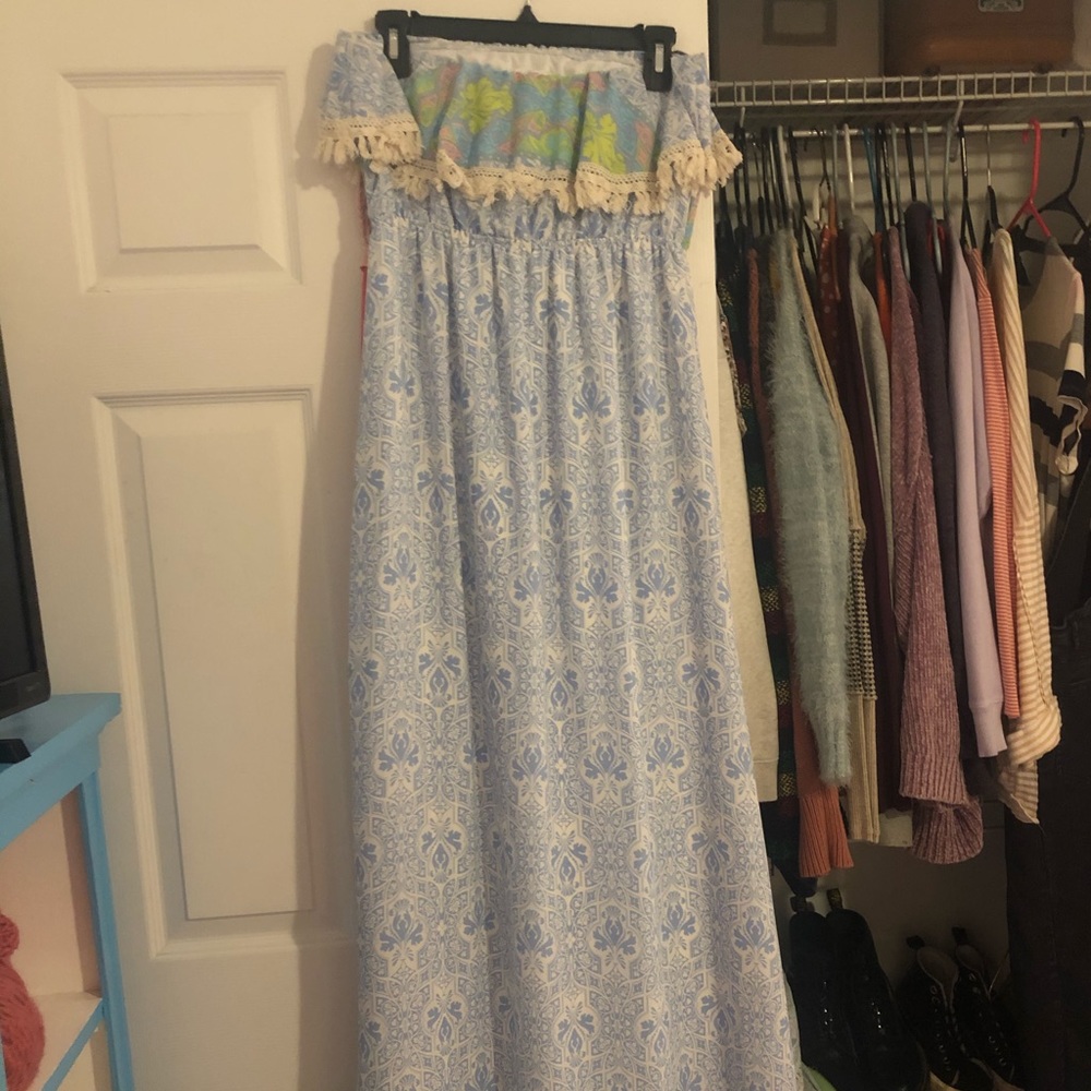 Tribal Print Spring/Summer Maxi Dress
